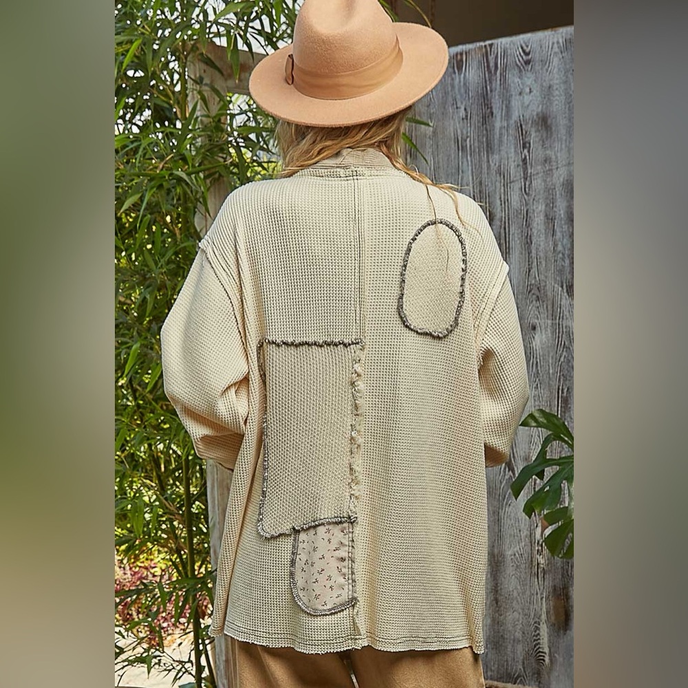 P48 New Pol Cream Patchwork Lounge Set - image 4